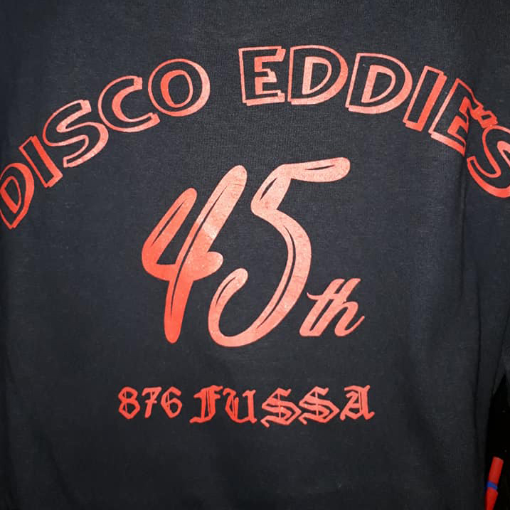 Eddie's45周年記念Tシャツ（黒）